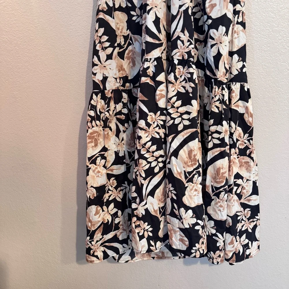 Jason Wu‎ Floral Open Back Maxi Dress